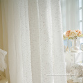 Putih Elegant Dobby Tulle Blackout Sunscreen Curtain Sheer